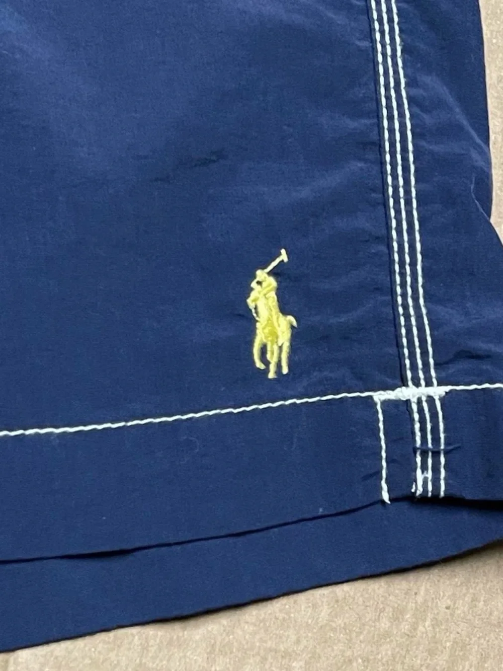 Polo Sport Ralph Lauren Swim Shorts Mens XL Blue Lined Quick Dry Beach Summer